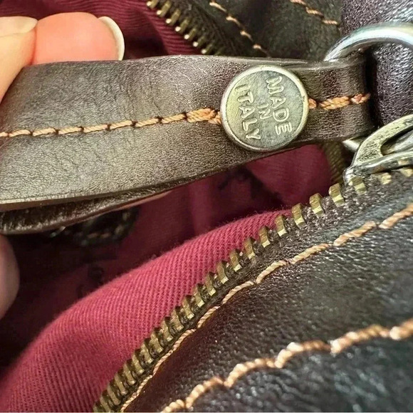 Sofia C Italy Leather Large Shoulder Bag - Picture 12 of 14